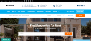 Forrental-Rental-property-website-design-project